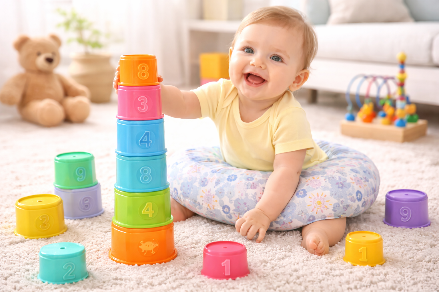 Los mejores cubos apilables para bebé — Aprendizaje y diversión desde los primeros meses