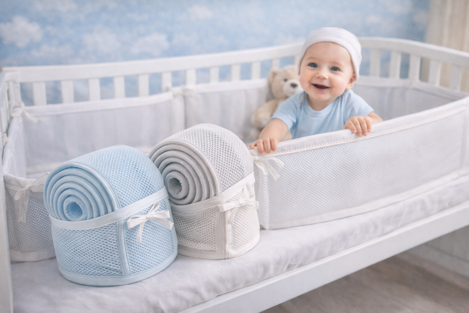 Los 7 mejores protectores de cuna para bebé (transpirables y seguros)